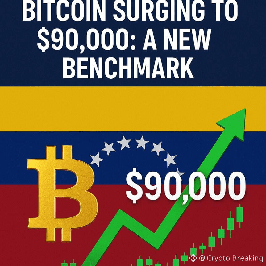 Venezuela Reacts To Bitcoin Surging To $90,000: A New Benchmark
