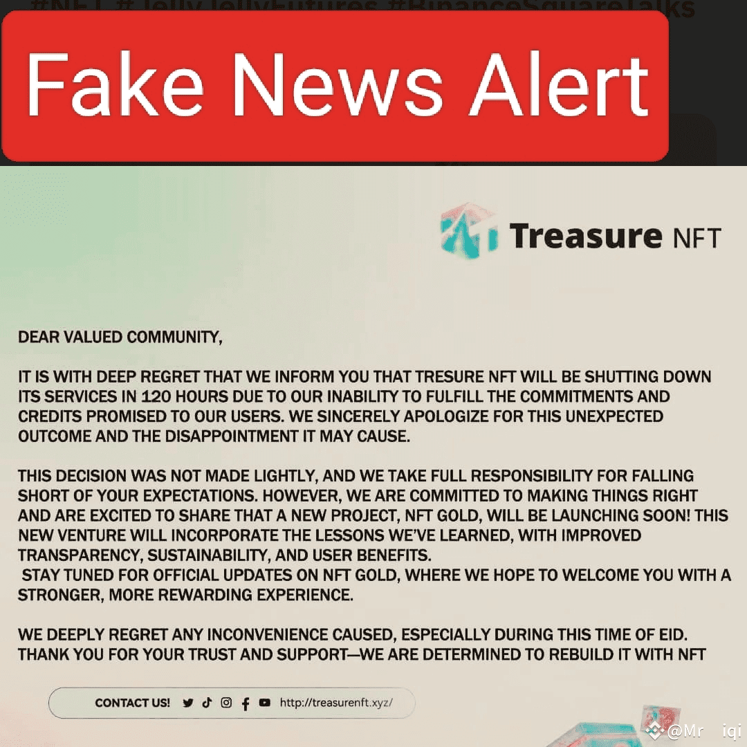 FakeNewsAlert Dont fall for the misinformation! Treasure N Mr Wiqi
