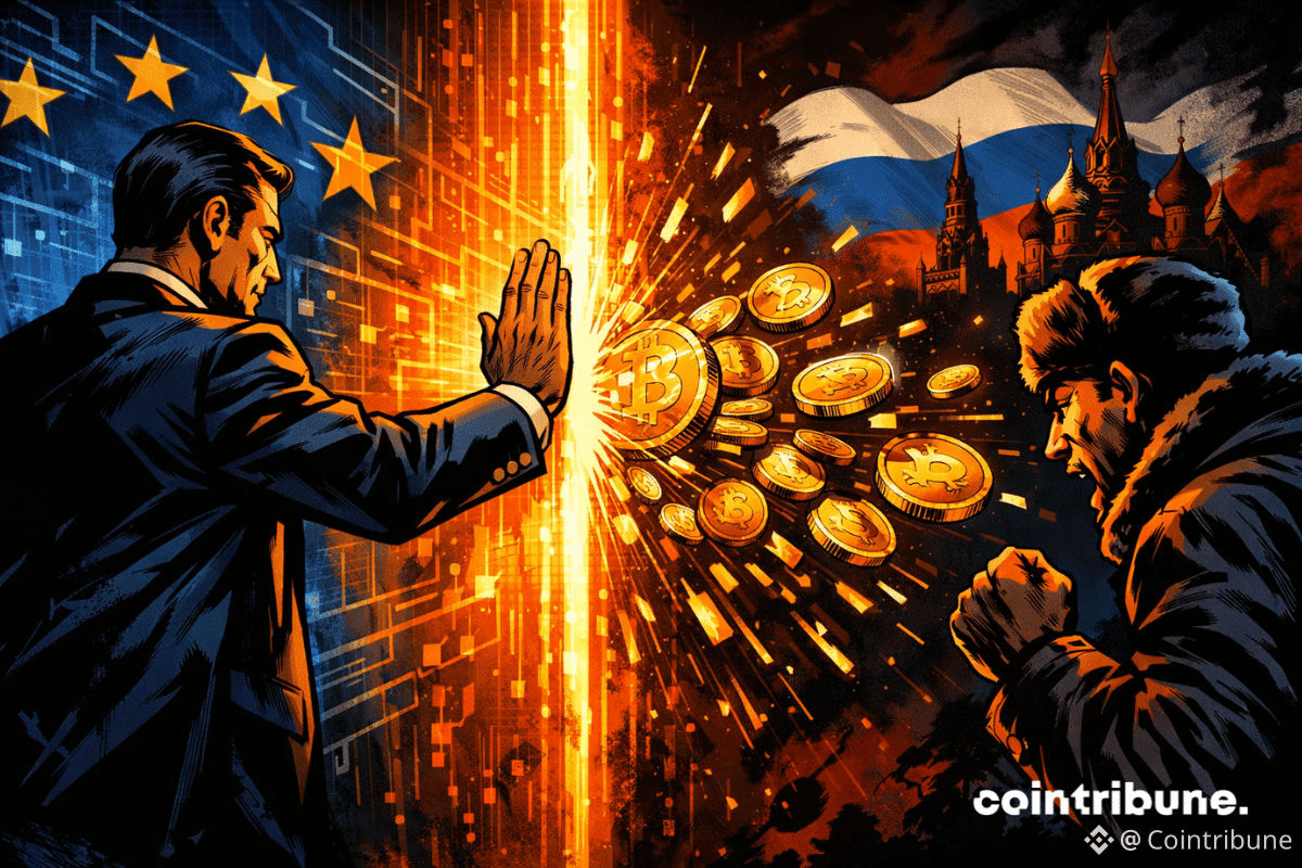 Un officiel européen bloque un flux de crypto, confrontant l’UE et la Russie dans un choc dynamique et dramatique.