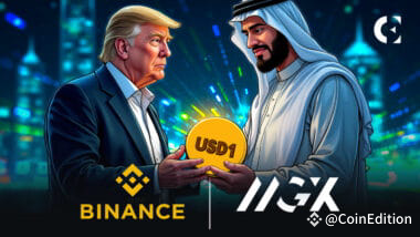 Trump-linked stablecoin USD1 used by MGX to invest $2 billion in Binance
