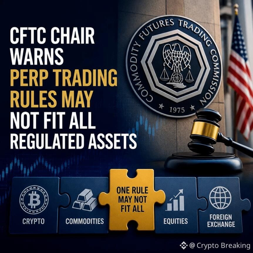 Cftc Chair Warns Perp Trading Rules May Not Fit All Regulated Assets