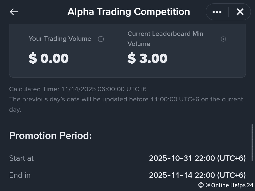 Alpha Competition 😂 #ALPHA🔥 | Online Helps 24 on Binance Square