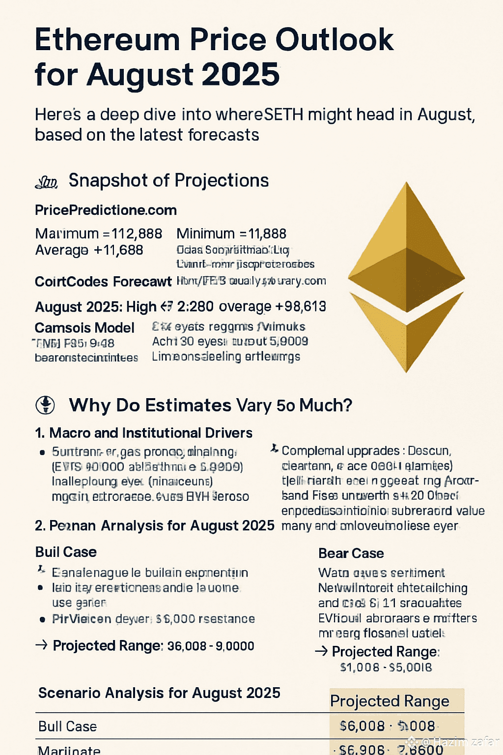 📅 Ethereum$ETH Price Prediction for August 8, 2025 – My | Hazim zafar on  Binance Square