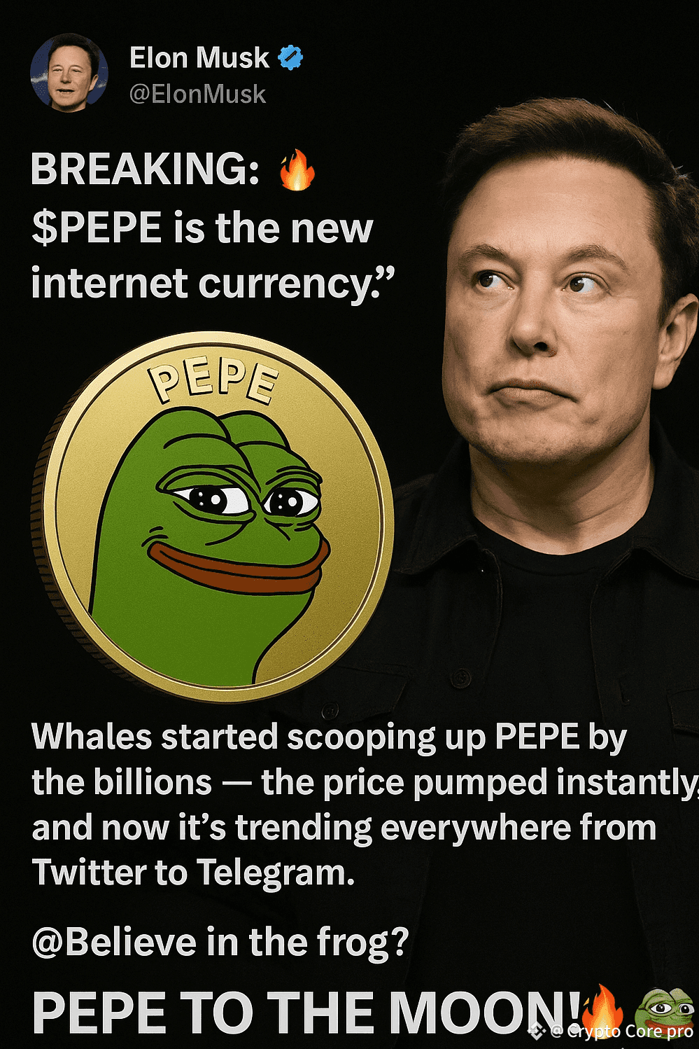 🚨 BREAKING: Elon Musk just shook the meme coin world with a | Crypto Core  pro on Binance Square