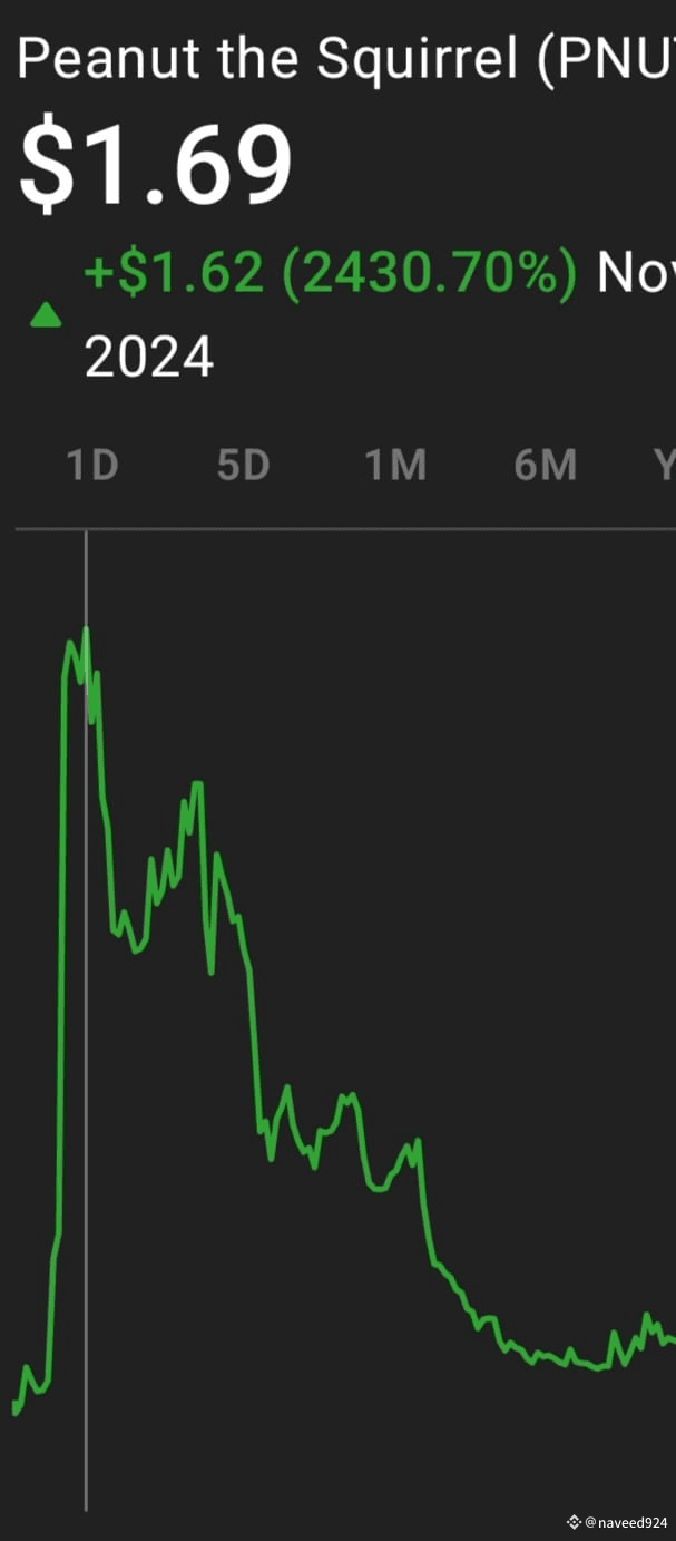 PNUTUSDT Peanut the Squirrel (PNUT) is a Solana-based meme | crypto924 on  Binance Square