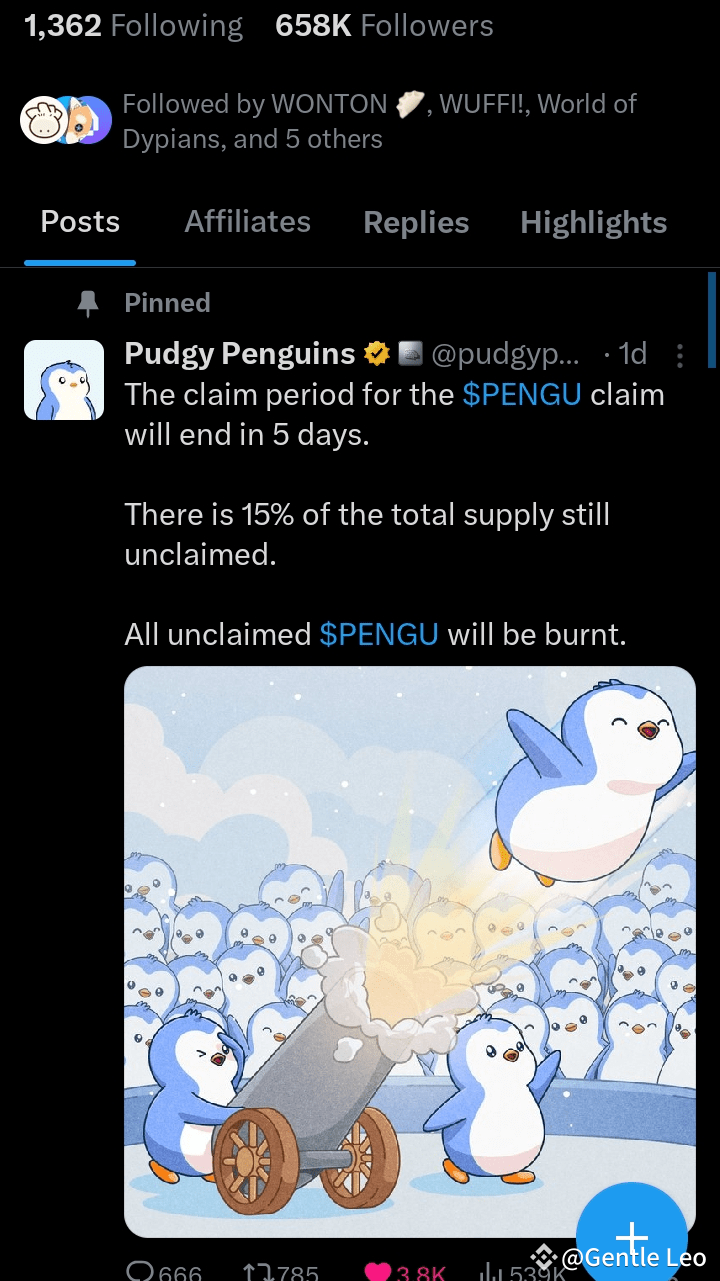 Right Decision. Yes, the PENGU token, launched by the  display picture 3