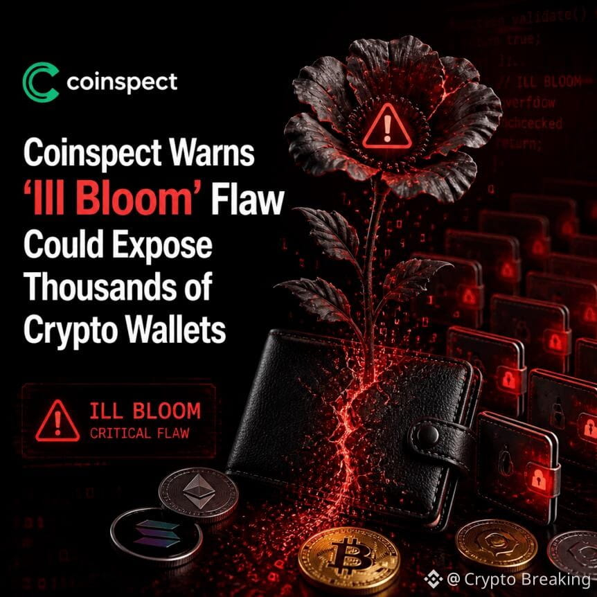 Coinspect Warns 'ill Bloom' Flaw Could Expose Thousands Of Crypto Wallets
