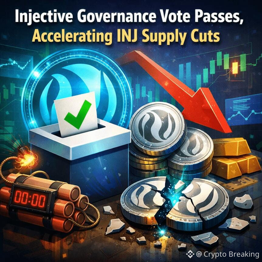 Injective Governance Vote Passes, Accelerating Inj Supply Cuts