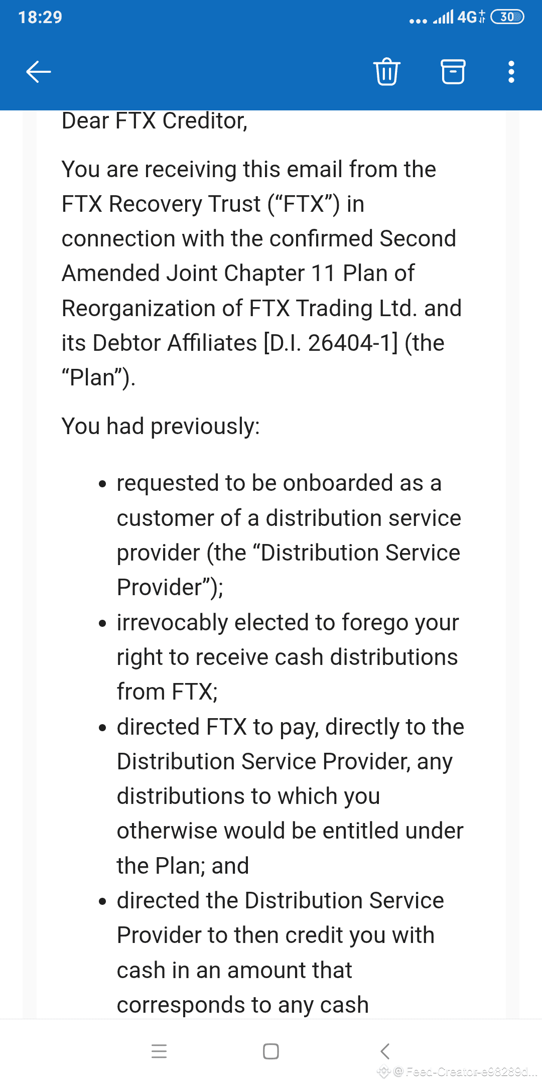 FTX send to me an e-mail, and will pay my USDT to Kraken wal |  Feed-Creator-e98289df3 on Binance Square