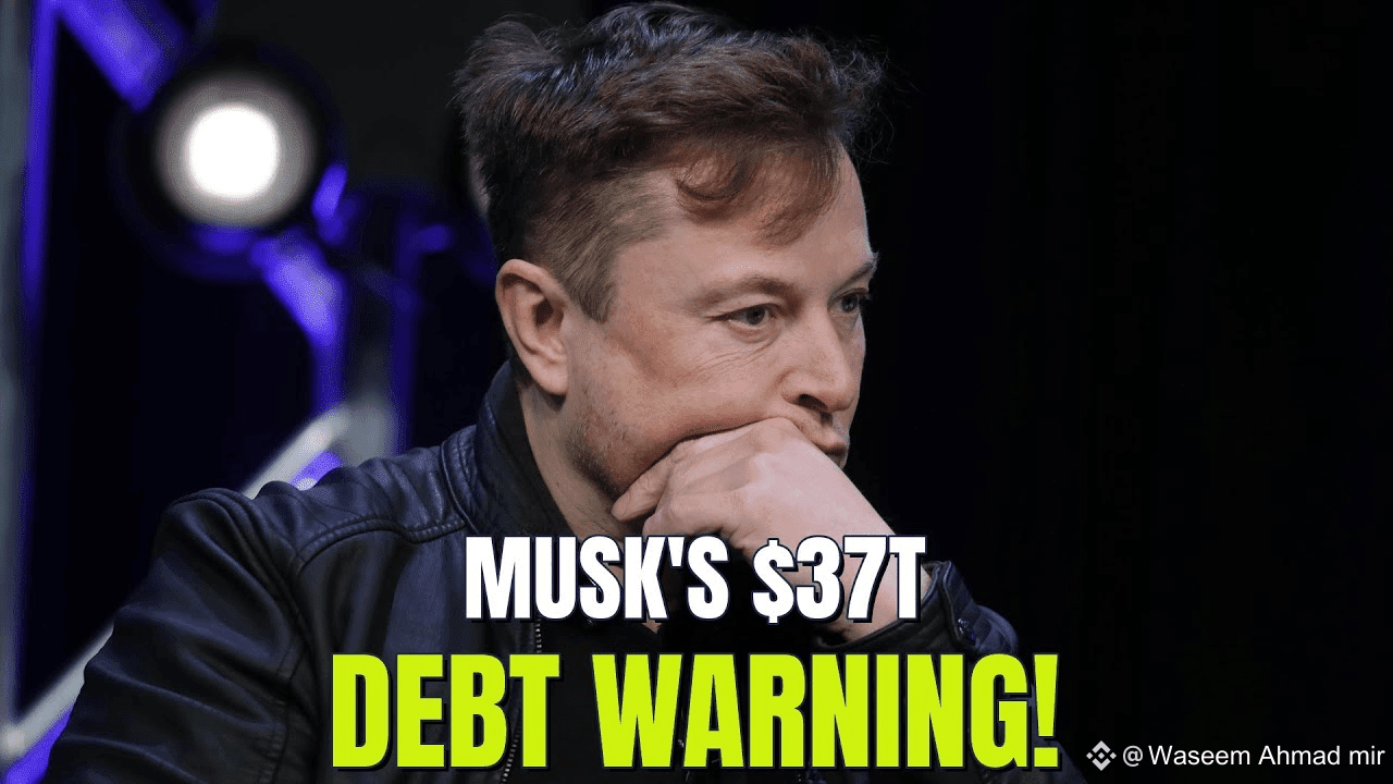 🚨 Elon Musk Warns: $37 Trillion U.S. Debt Could Trigger a Global Reset —  Is Bitcoin the Escape Hatc | Waseem Ahmad mir on Binance Square