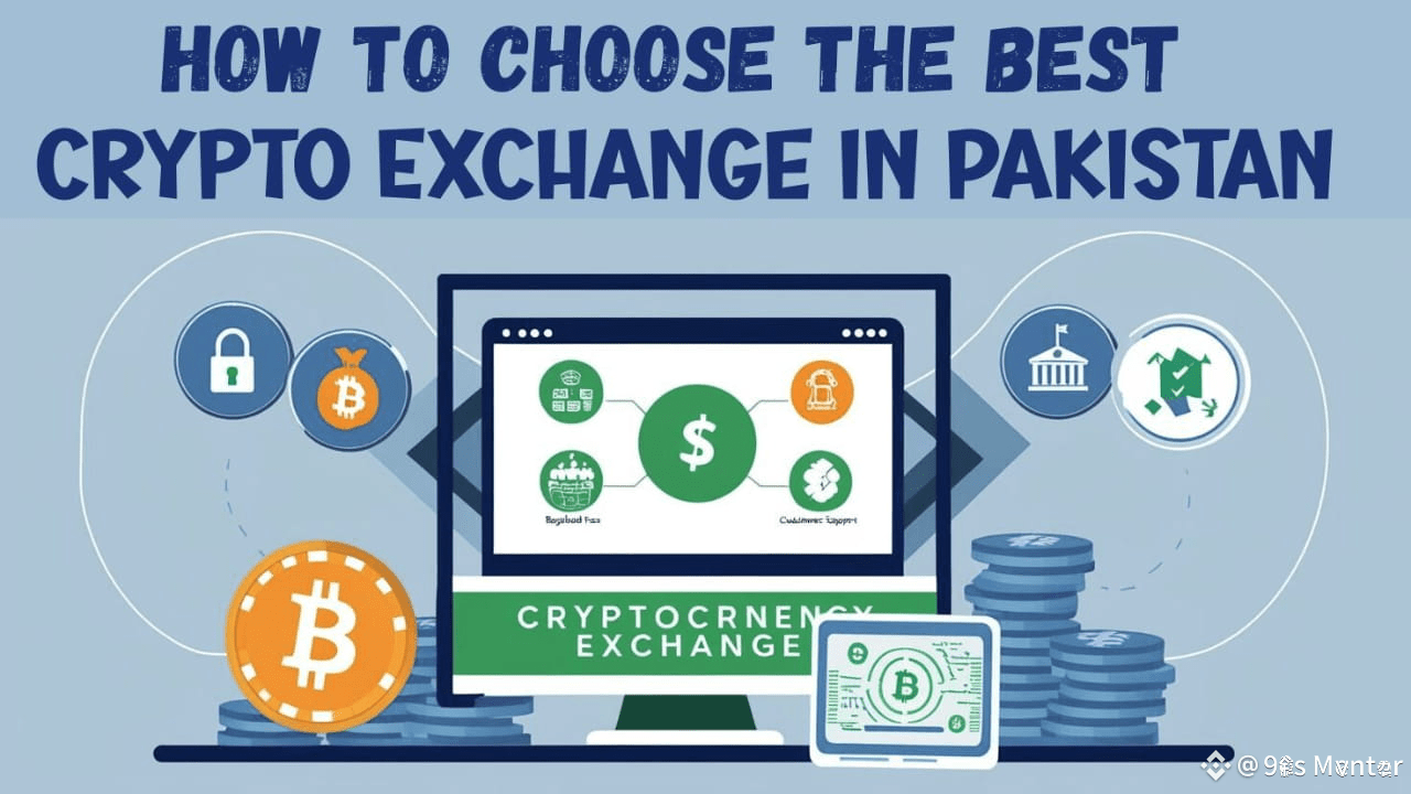 如何选择巴基斯坦最佳加密货币交易所（2025年初学者指南） | 90s Mentor发布于币安广场