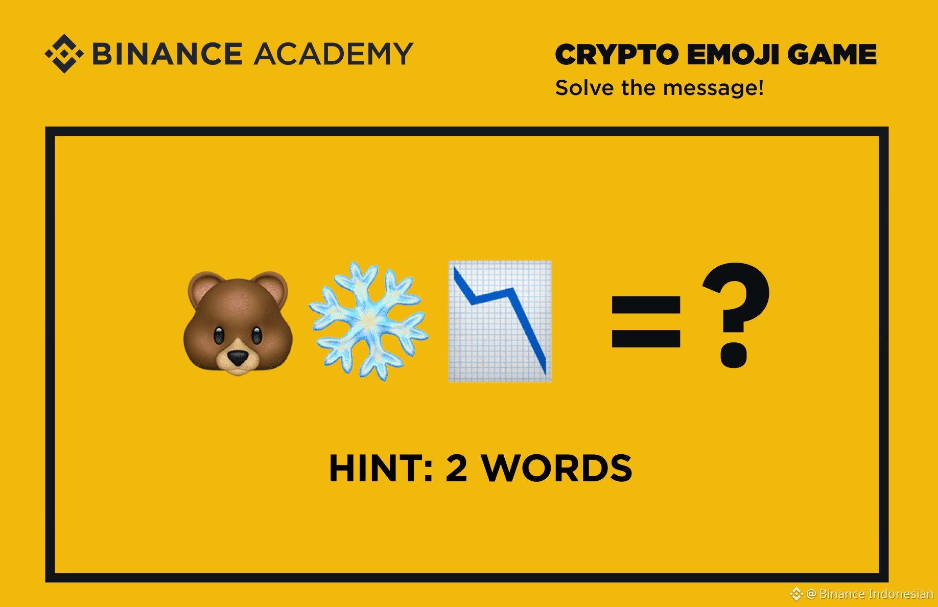 Day 3: Crypto Emoji Challenge December Edition Guess the | Binance  Indonesian on Binance Square