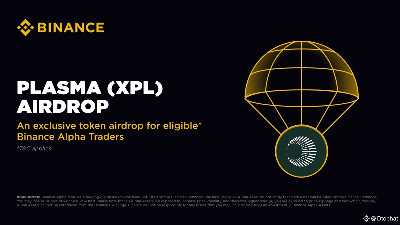 BREAKING 🔥 Binance Adds Plasma ($XPL ) to HODLer Airdrops | Dtophat on  Binance Square