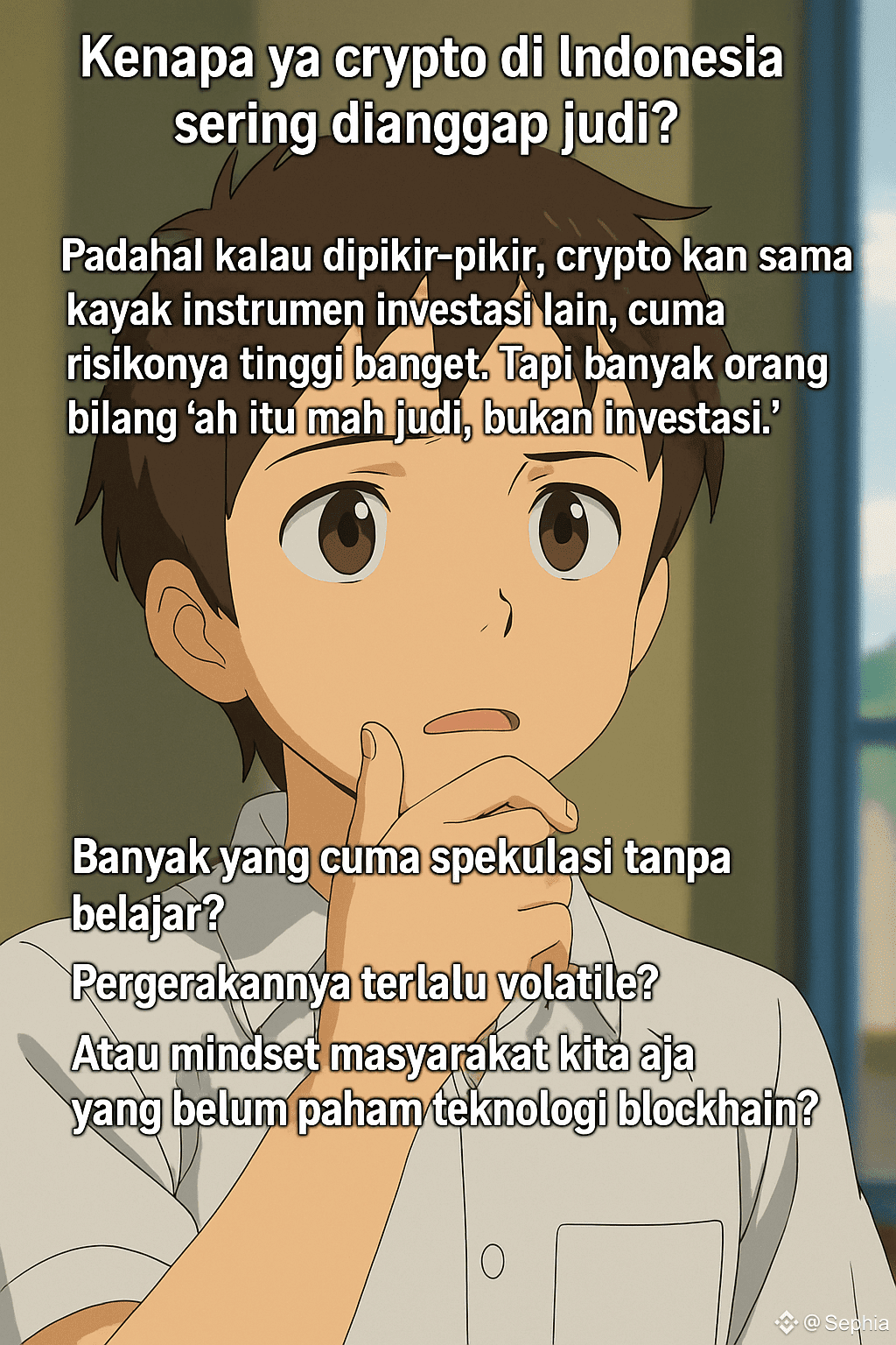 Why is crypto often considered gambling in Indonesia? Even | Rena Farel on  Binance Square