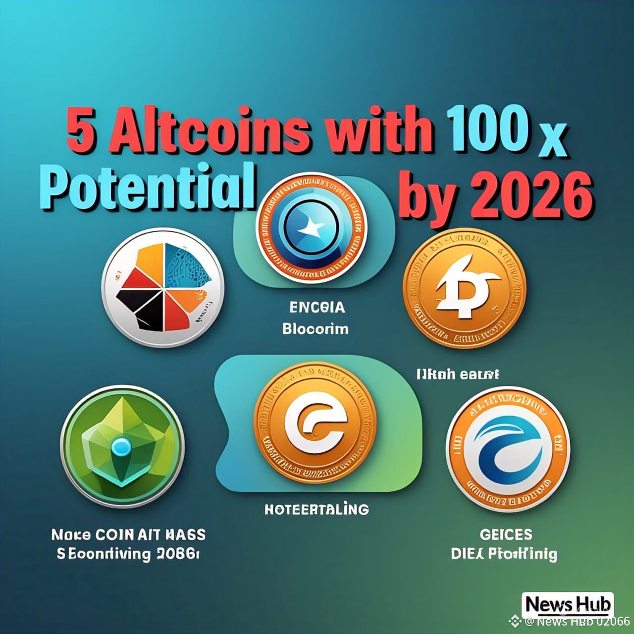 5 Altcoins with 100x Potential by 2026 As investors | News Hub 02066 on ...
