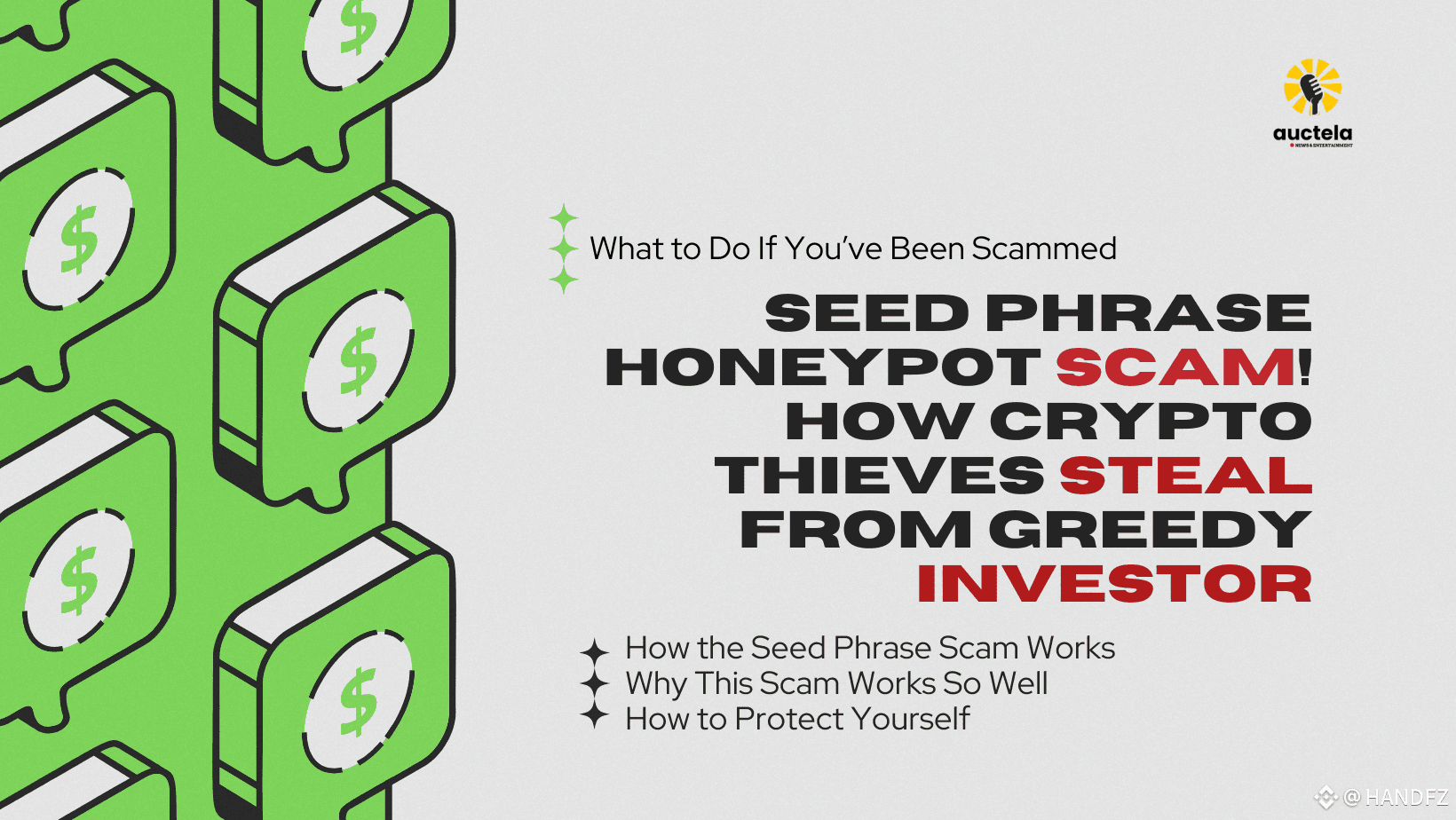 Seed Phrase Honeypot Scam! How Crypto Thieves Steal From | HANDFX on  Binance Square