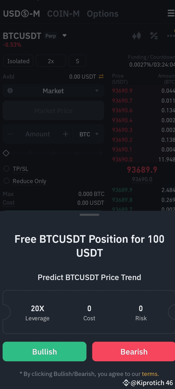 How I Got Free 5 USDT and a 100 USDT Futures Position on | Kiprotich 46 on  Binance Square