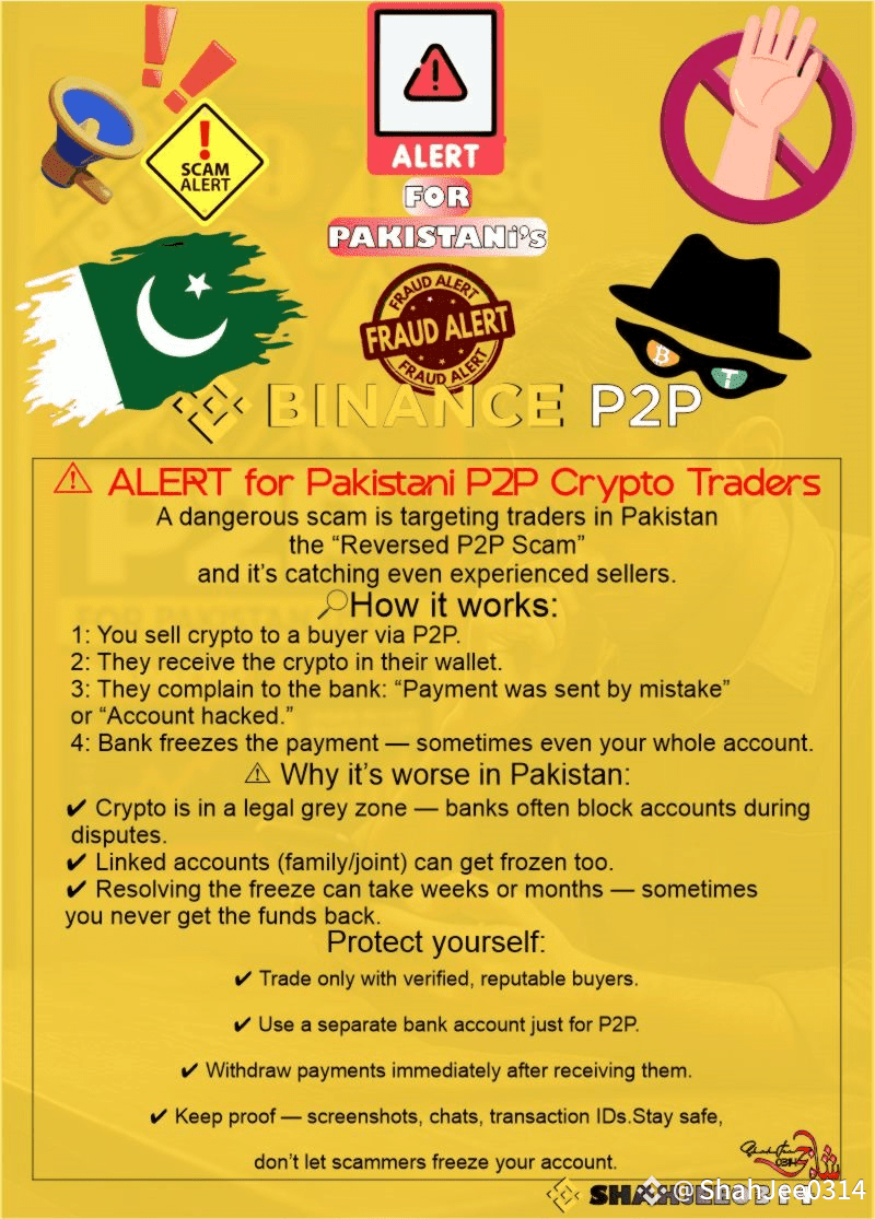 Understanding P2P Fraud in Pakistan: Stay Alert! | Shahjee0314 on Binance  Square