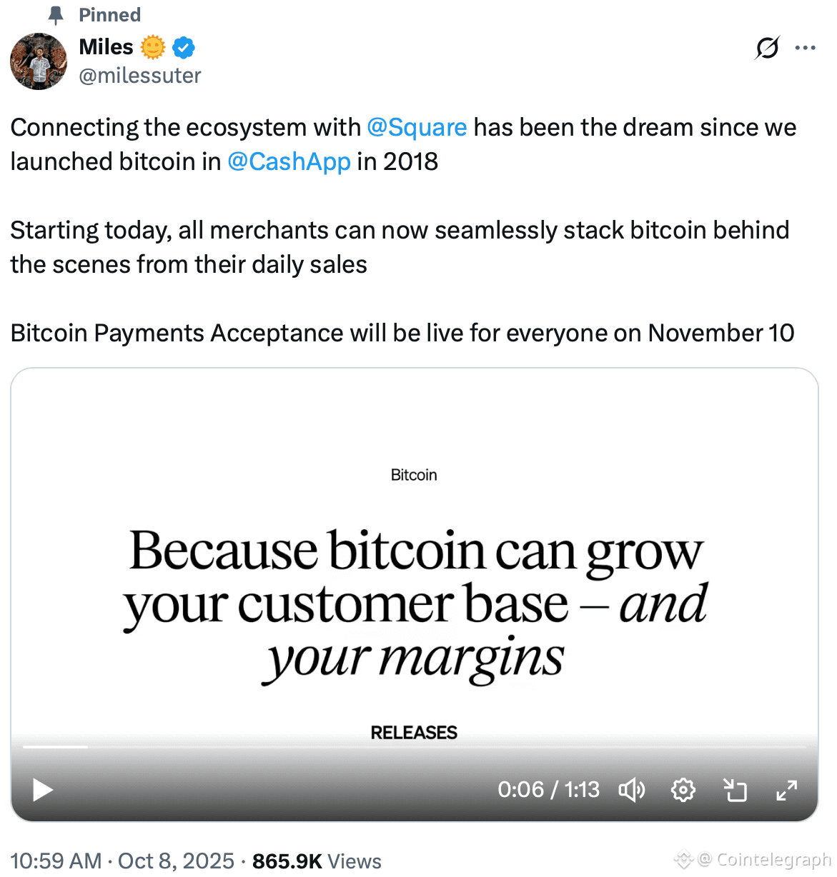 Coinbase, Kraken, Square, Lending, Jack Dorsey