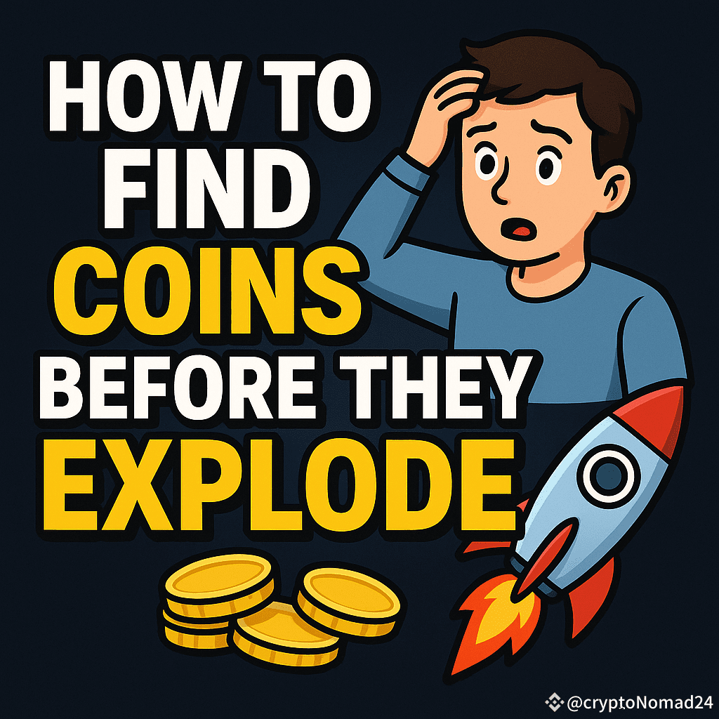 How to Catch Coins Before They Go Parabolic Most people | cryptoNomad24 on  Binance Square