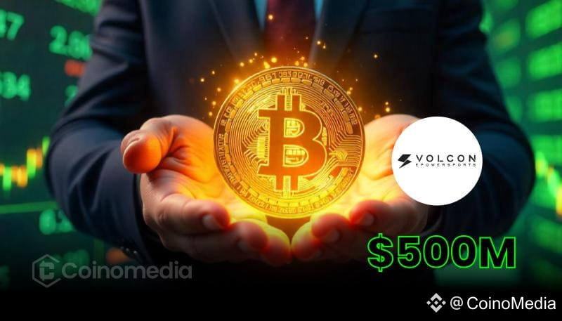 Volcan Inc Adds Bitcoin to Treasury with $500M Stock Sale