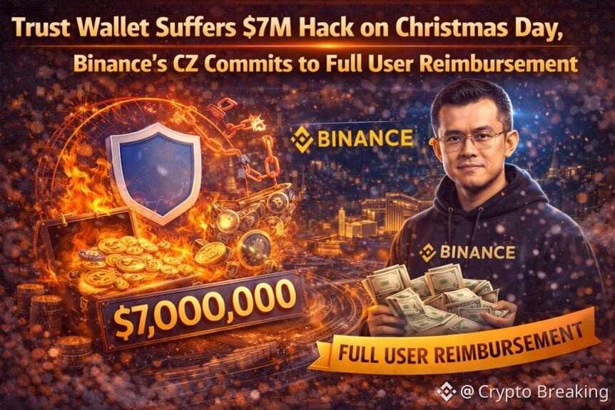 Trust Wallet Suffers $7m Hack On Christmas Day, Binance's Cz Commits To Full User Reimbursement