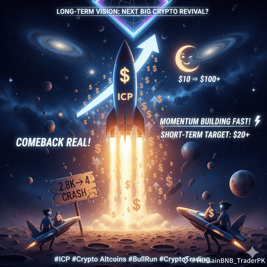 🚀 Can $ICP Do It Again? 😍 From $2.8k ➡️ $4 crash was | CZ_Hussain侯赛因 on  Binance Square