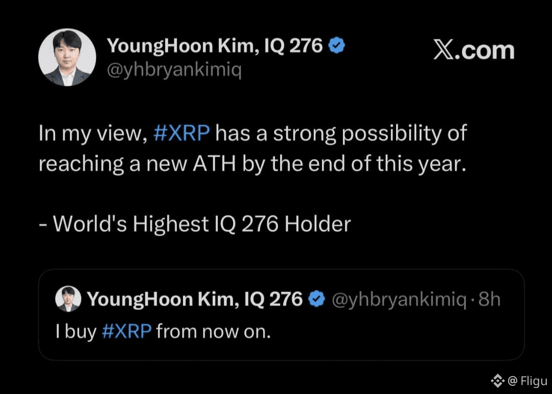 🚨 YoungHoon Kim (claiming to have the highest IQ in the wor | Fligu on  Binance Square