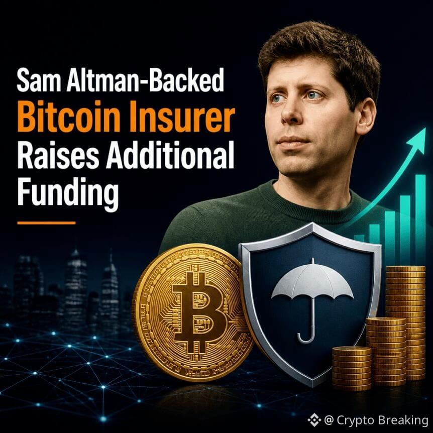 Sam Altman-Backed Bitcoin Insurer Raises Additional Funding