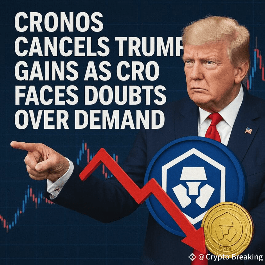 Cronos Cancels Trump Gains As Cro Faces Doubts Over Demand