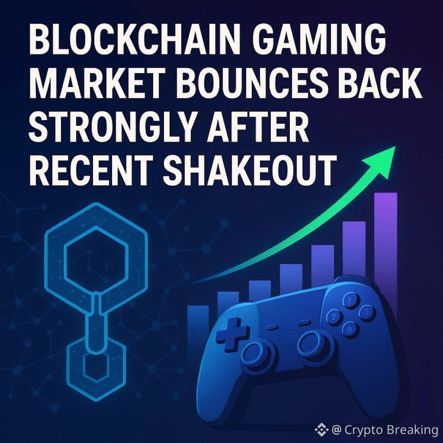 Blockchain Gaming Market Bounces Back Strongly After Recent Shakeout