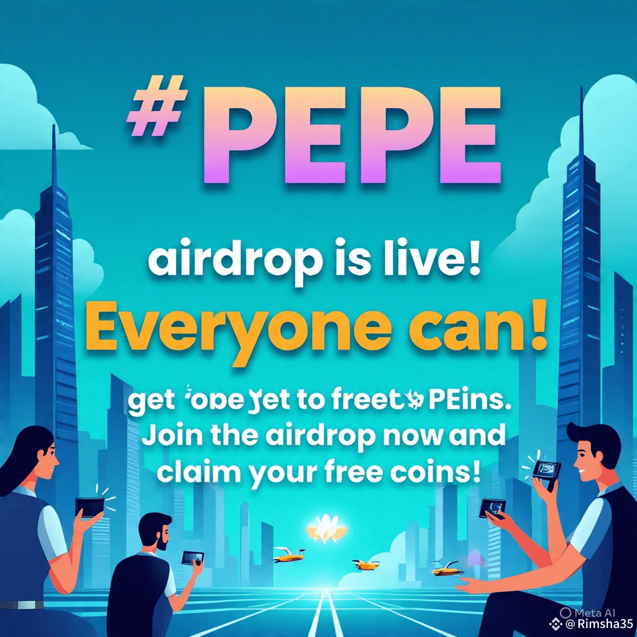 Get Free PEPE Coins! 🎉* $PEPE airdrop is live! Everyone | Rimsha35 on  Binance Square