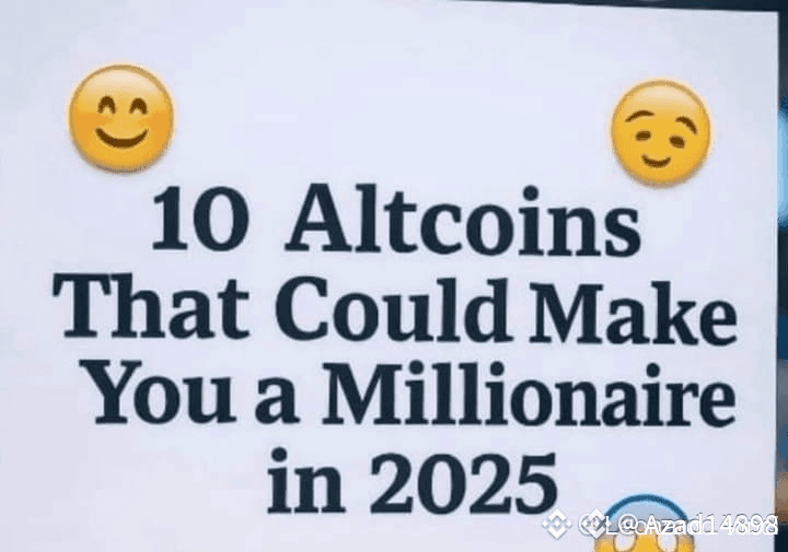 🚀 Top 10 Altcoins That Could Make You a Millionaire by 2025 | Azad14898 ...