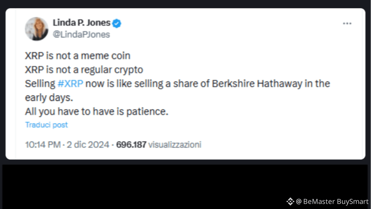 Expert Says Selling XRP Today is Like Selling Berkshire Hathaway Too Early  | BeMaster BuySmart on Binance Square