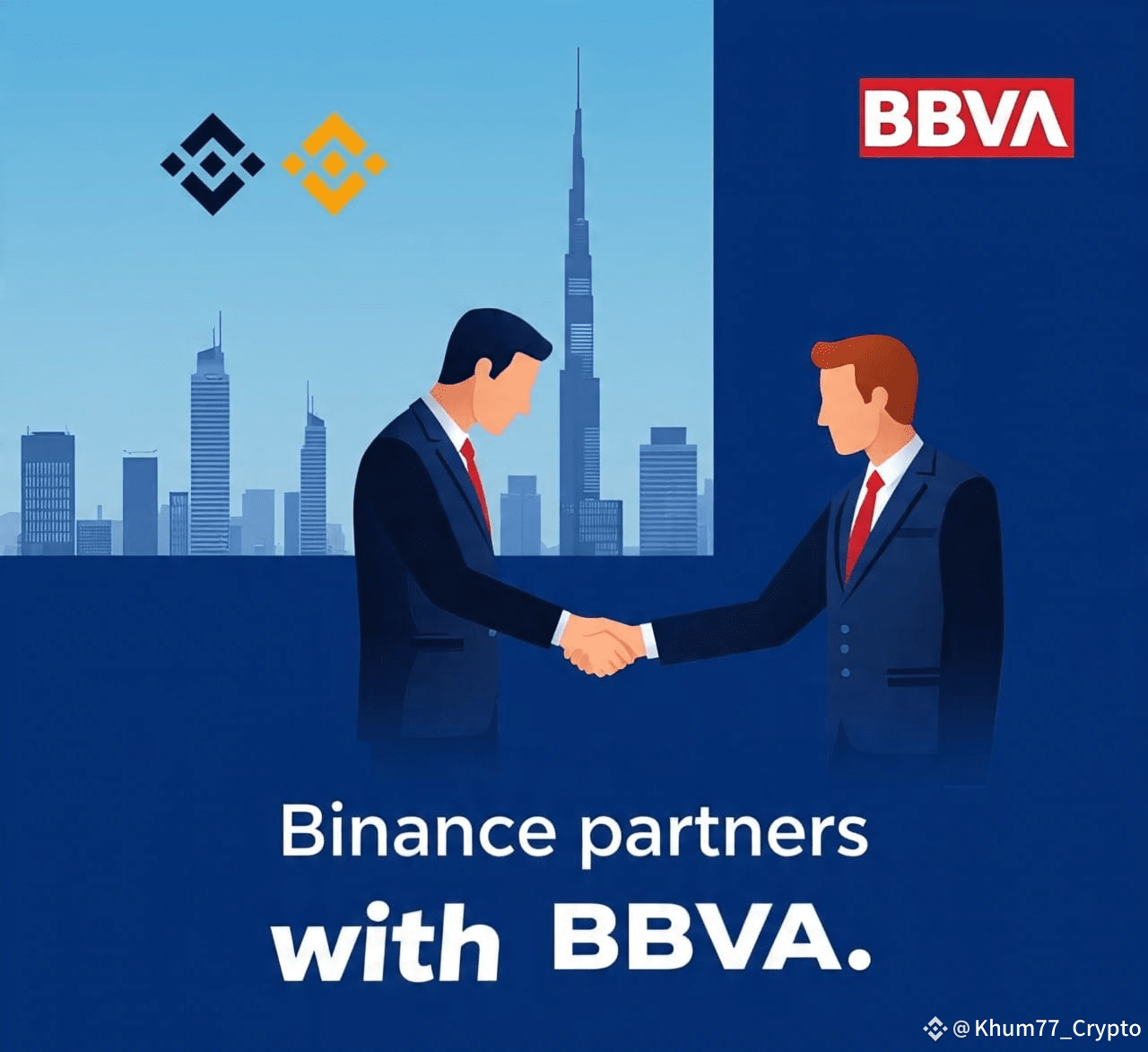 Binance Binance teams up with BBVA to boost crypto custody | Khum77_Crypto  on Binance Square