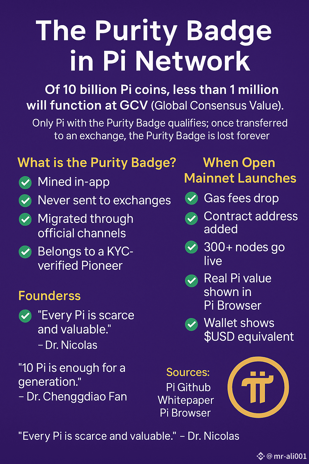 The Truth About Pi Network: Purity Badge, GCV, and the | mr-ali001 on  Binance Square