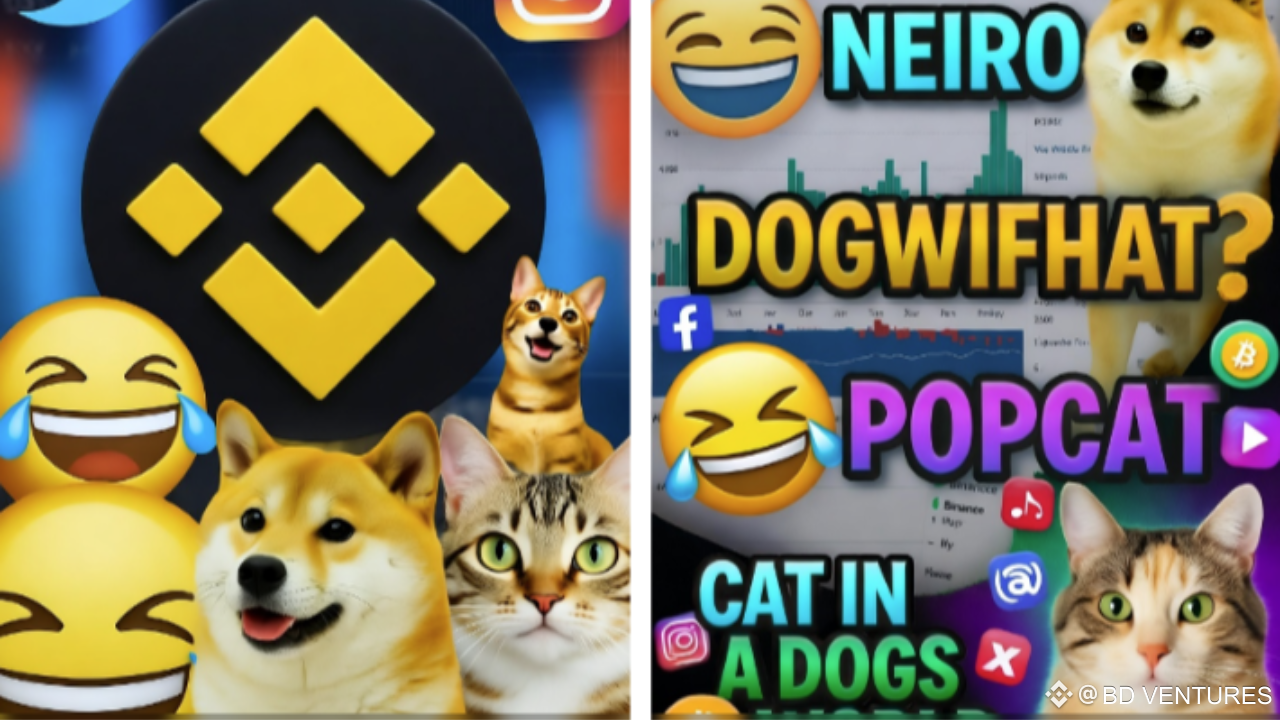 Top 5 Meme Coins with the Highest Growth on Binance Last Week | BD VENTURES  on Binance Square