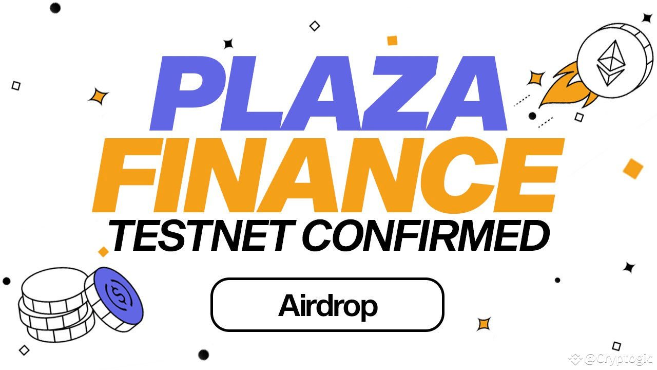 不要错过!! Plaza Finance确认免费空投🪂 | Cryptogic发布于币安广场