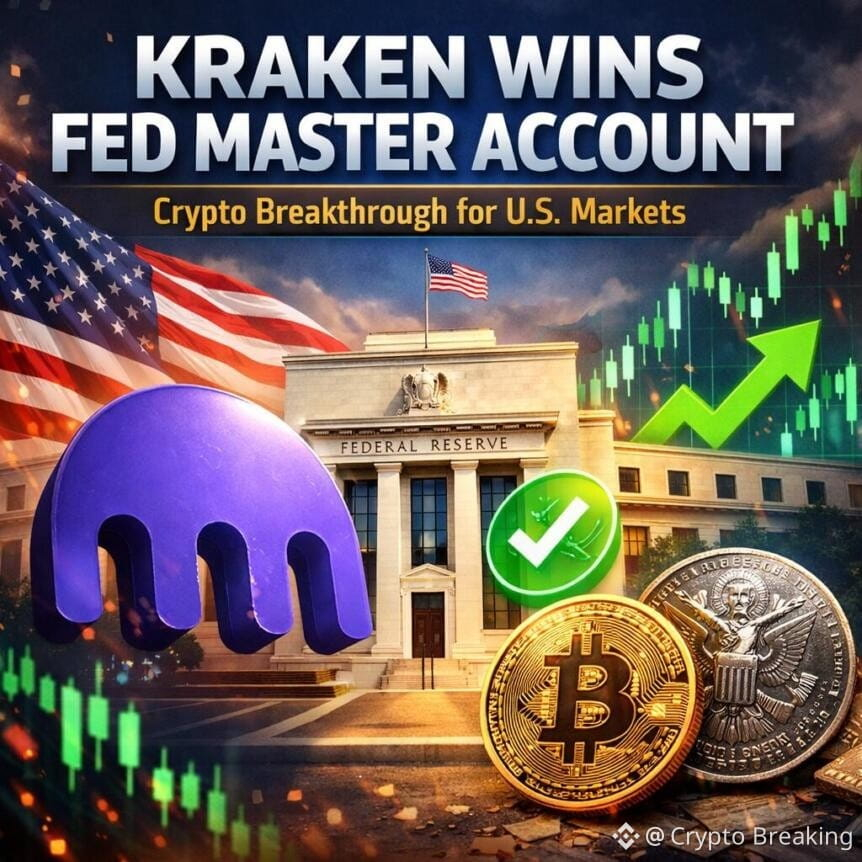 Kraken Wins Fed Master Account In Crypto Breakthrough For U.s. Markets
