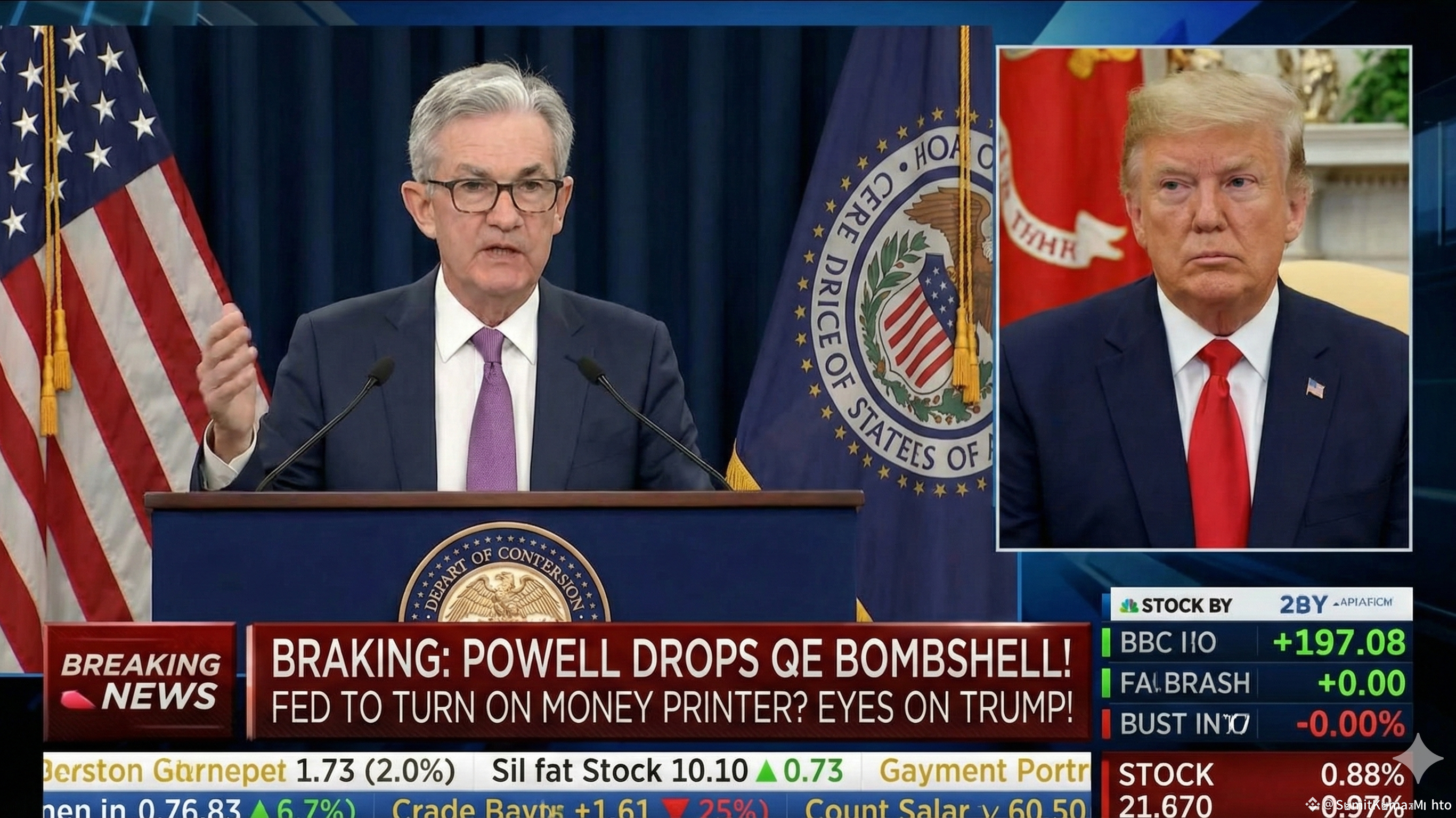 🚨 BREAKING: Powell Drops the QE Bombshell! Is the Fed About to Turn on the Money  Printer? Eyes on T | SumitKumarMahto on Binance Square