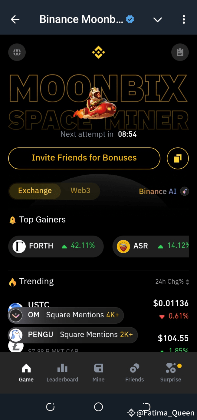 Binance Moonbix Bot: Your Gateway to Fun and Crypto Rewards on Telegram 🎁  ki | Fatima_Queen on Binance Square