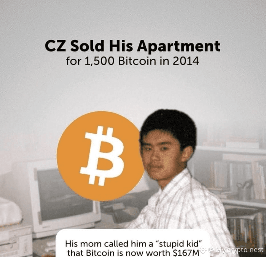 CZ sold his apartment for 1500 BTC in 2014. This was a signi | My crypto  nest på Binance Square