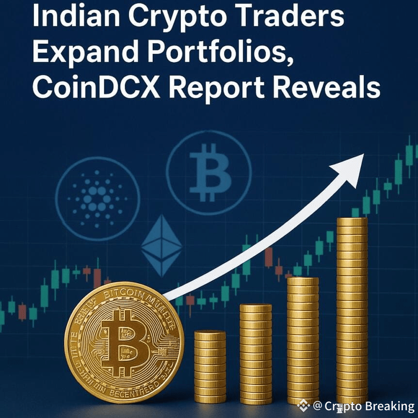 Indian Crypto Traders Expand Portfolios, Coindcx Report Reveals
