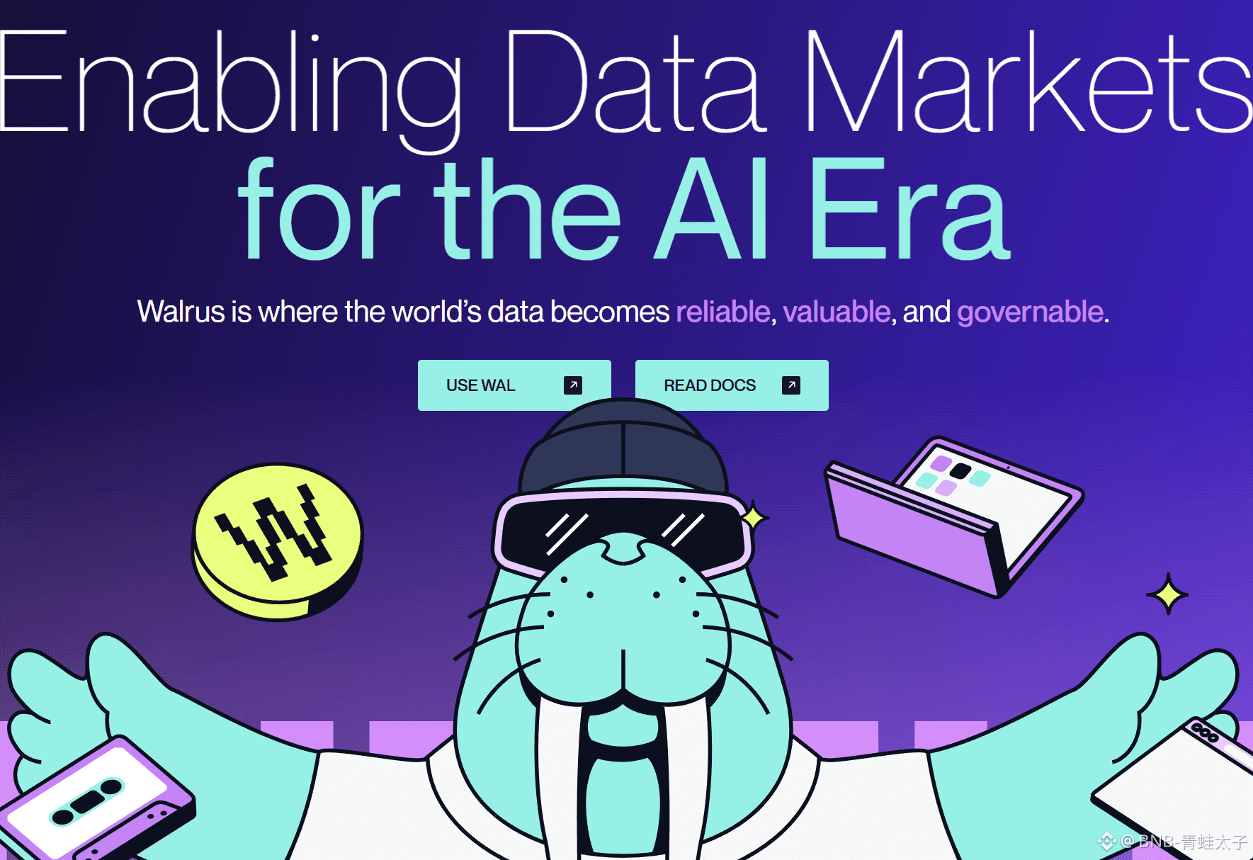 去中心化存儲的新標杆：深挖Mysten Labs 旗下的Walrus Protocol 在Web3 世界，高效且低| 幣安廣場上的BNB-青蛙太子