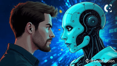 CoinGecko Crypto x AI Survey results on crypto user views on AI identification versus willingness to use Proof of Personhood (PoP) systems.