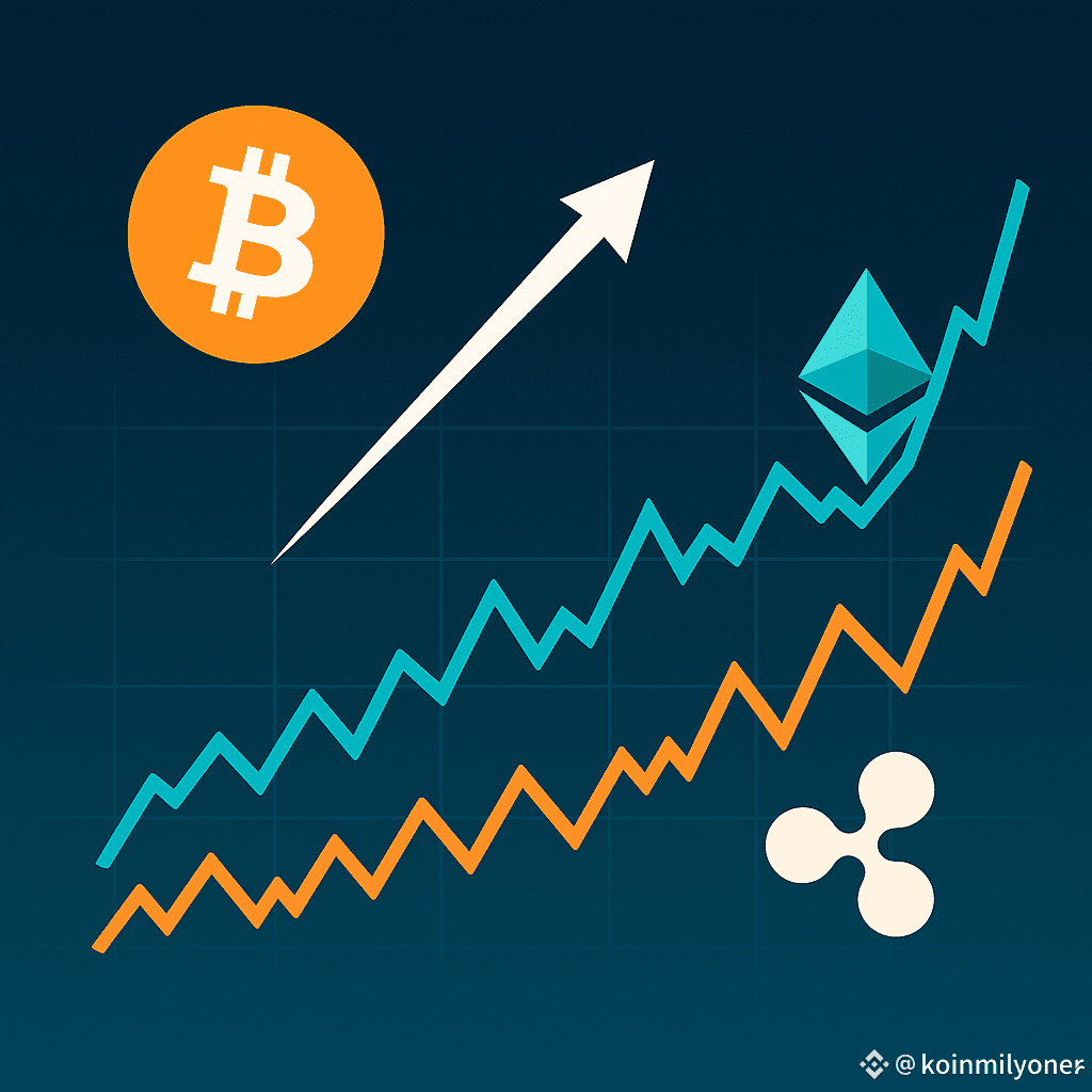 🚀 Bitcoin Stabilizes — ETH and XRP Prepare for Next Big | koinmilyoner on  Binance Square