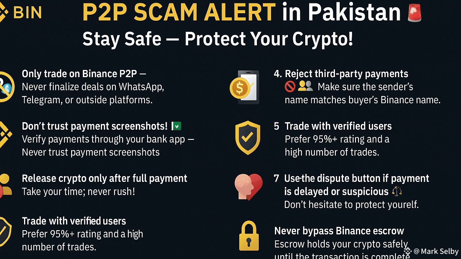 P2P SCAM ALERT in Pakistan – Protect Your Crypto Now! 🇵🇰🛡️ | Shaun  Analysis on Binance Square