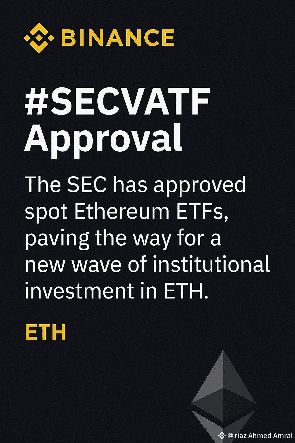 Riaz Ahmed Amral的个人资料| 币安广场