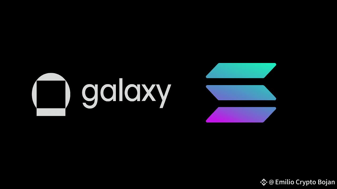Galaxy Digital Moves $41M in Solana to Exchanges, Sparking Speculation |  Emilio Crypto Bojan on Binance Square