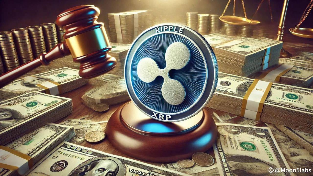 リップルの1億2500万ドルの罰金が米国の準備金の一部になる可能性は？ | Moon5labs － Binance Square
